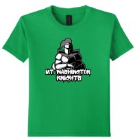 64000B YOUTH Mt Washington Knights, Irish Green tee